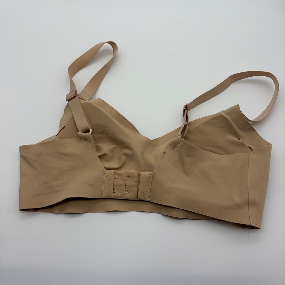 Aerie Real Free Padded Bra Bralette Tan Nude Wireless Seamless Bra Medium M - Picture 2 of 4